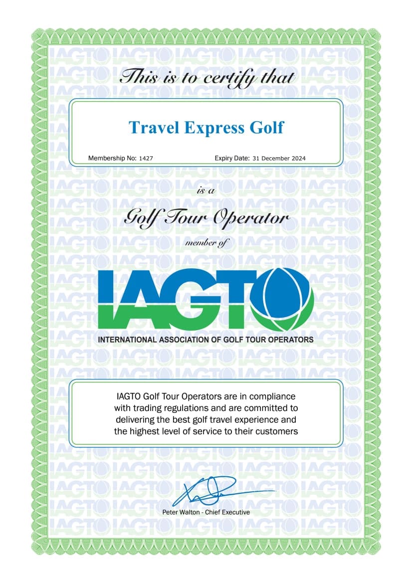 IAGTO Certificate