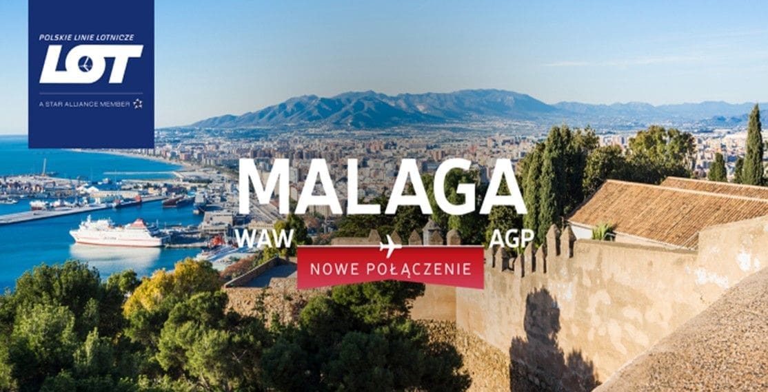 NOWA TRASA! Warszawa – Malaga z LOT Polish Airlines