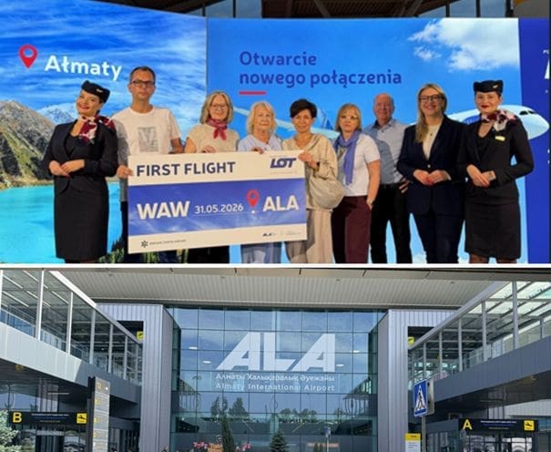 lot Warszawa Ałmaty LOT